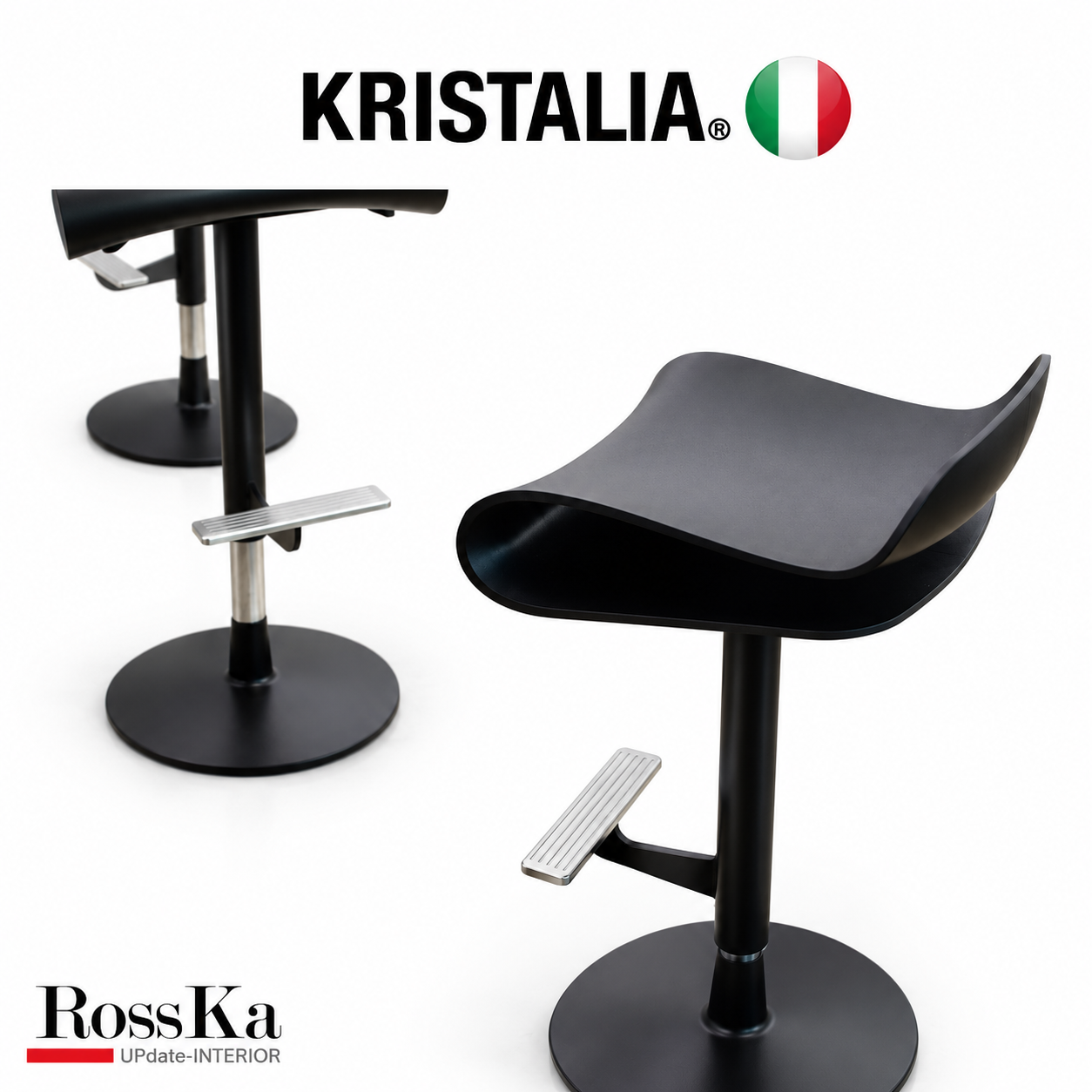 Kristalia Barhocker im Studio